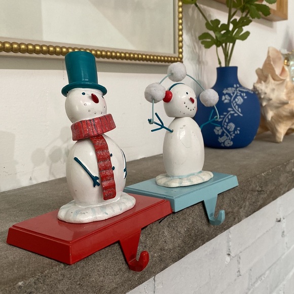 Holiday Snowman Stocking Holder 🎄✨⛄️💖🎄 - Picture 6 of 8